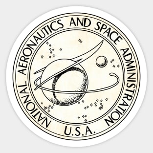 NASA - retro Sticker